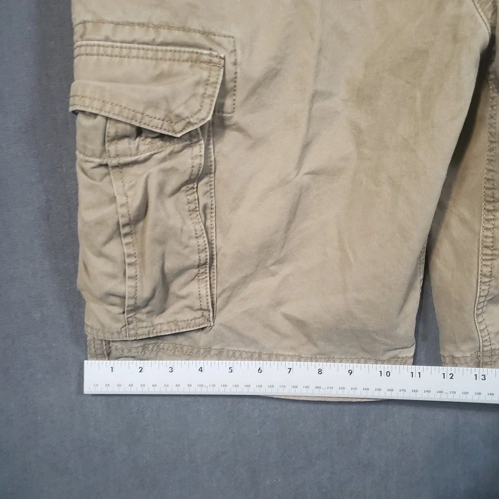 Sonoma Cargo Shorts Mens 40 Tan Khaki Cotton Casual Utility 7276